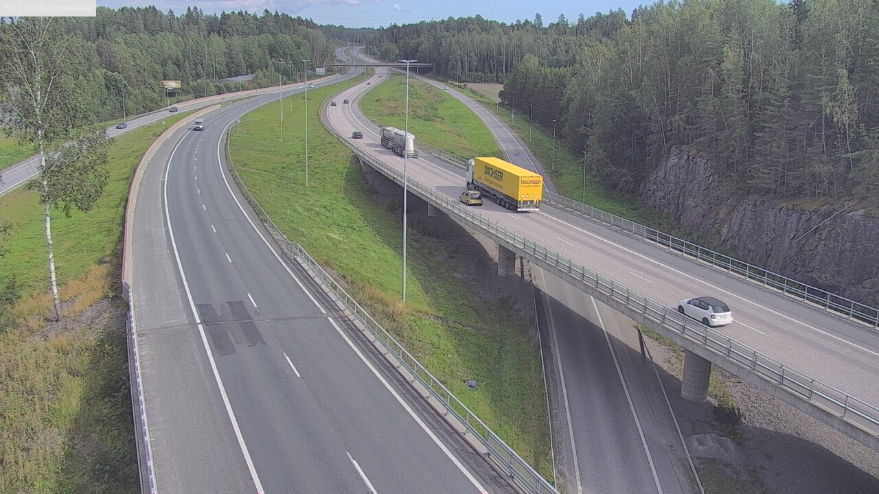 Weather Camera Image Road 1 Lohja, Hevoskallio, Lohja, Uusimaa
