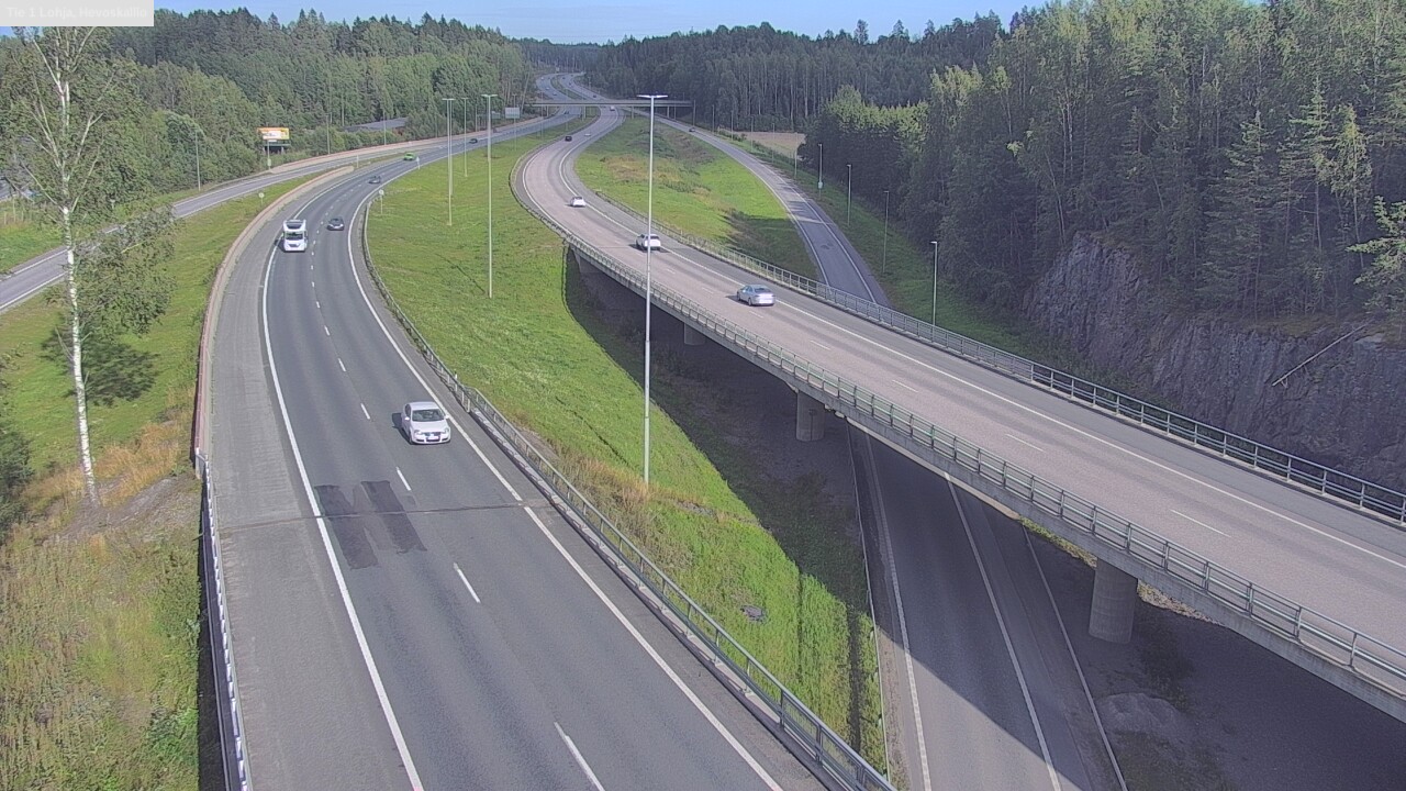 Weather Camera Image Road 1 Lohja, Hevoskallio, Lohja, Uusimaa