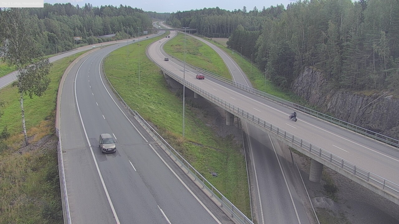 Weather Camera Image Väg 1 Lojo, Hevoskallio, Lohja, Uusimaa
