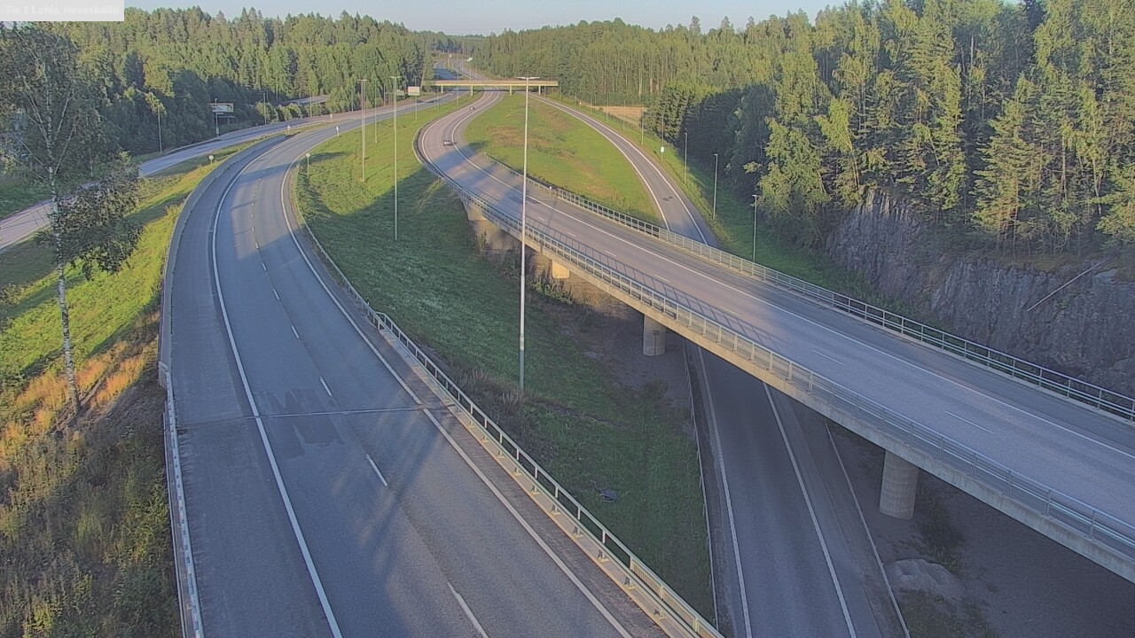 Weather Camera Image Road 1 Lohja, Hevoskallio, Lohja, Uusimaa