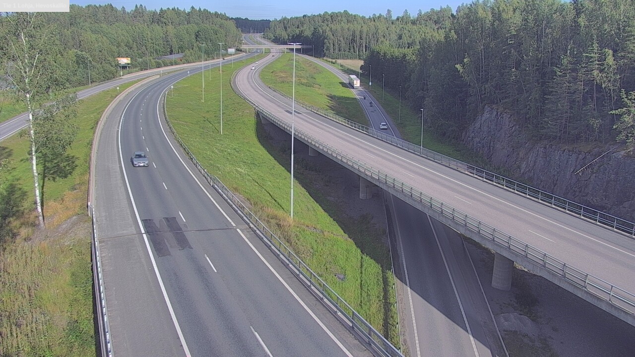Weather Camera Image Road 1 Lohja, Hevoskallio, Lohja, Uusimaa