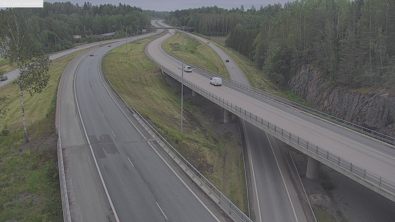 Weather Camera Image Väg 1 Lojo, Hevoskallio, Lohja, Uusimaa