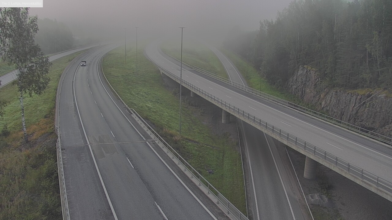 Weather Camera Image Road 1 Lohja, Hevoskallio, Lohja, Uusimaa