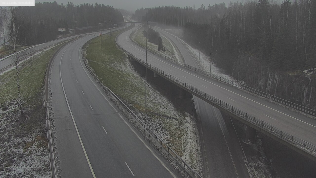 Weather Camera Image Road 1 Lohja, Hevoskallio, Lohja, Uusimaa