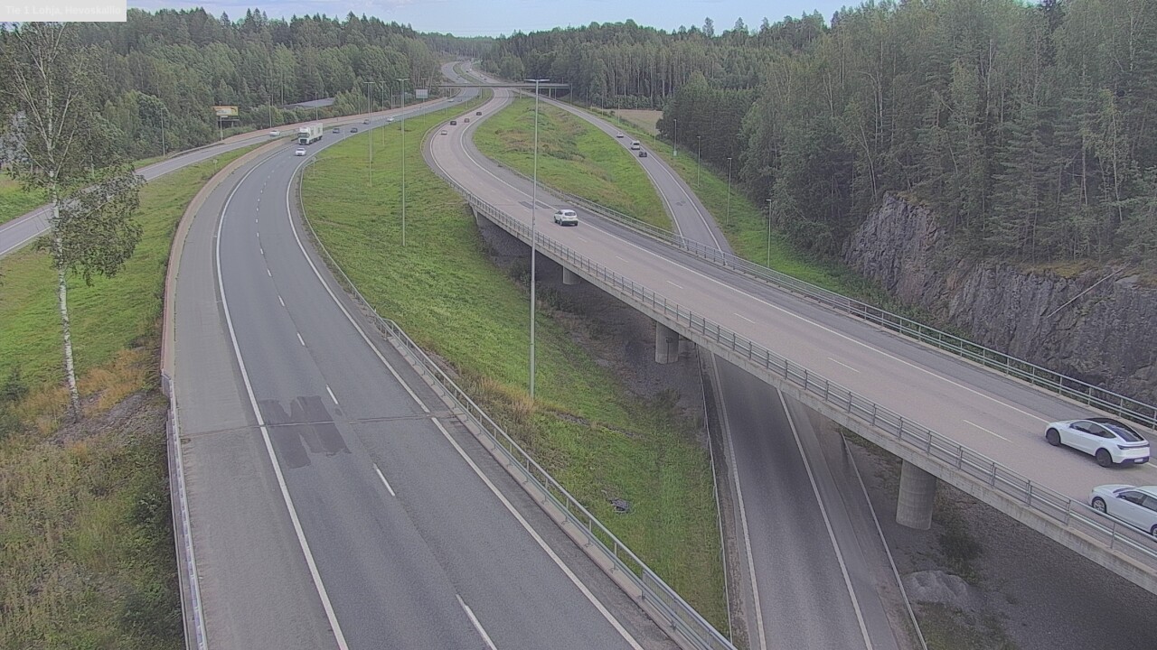 Weather Camera Image Road 1 Lohja, Hevoskallio, Lohja, Uusimaa