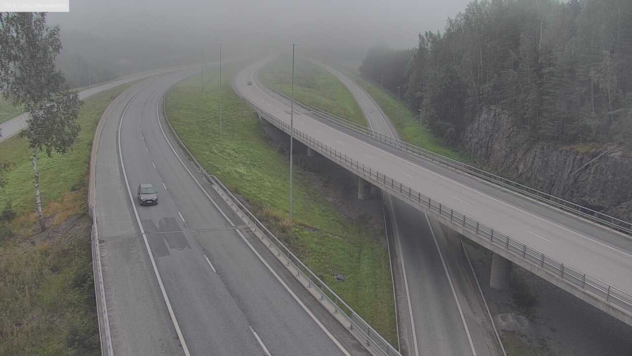 Weather Camera Image Road 1 Lohja, Hevoskallio, Lohja, Uusimaa