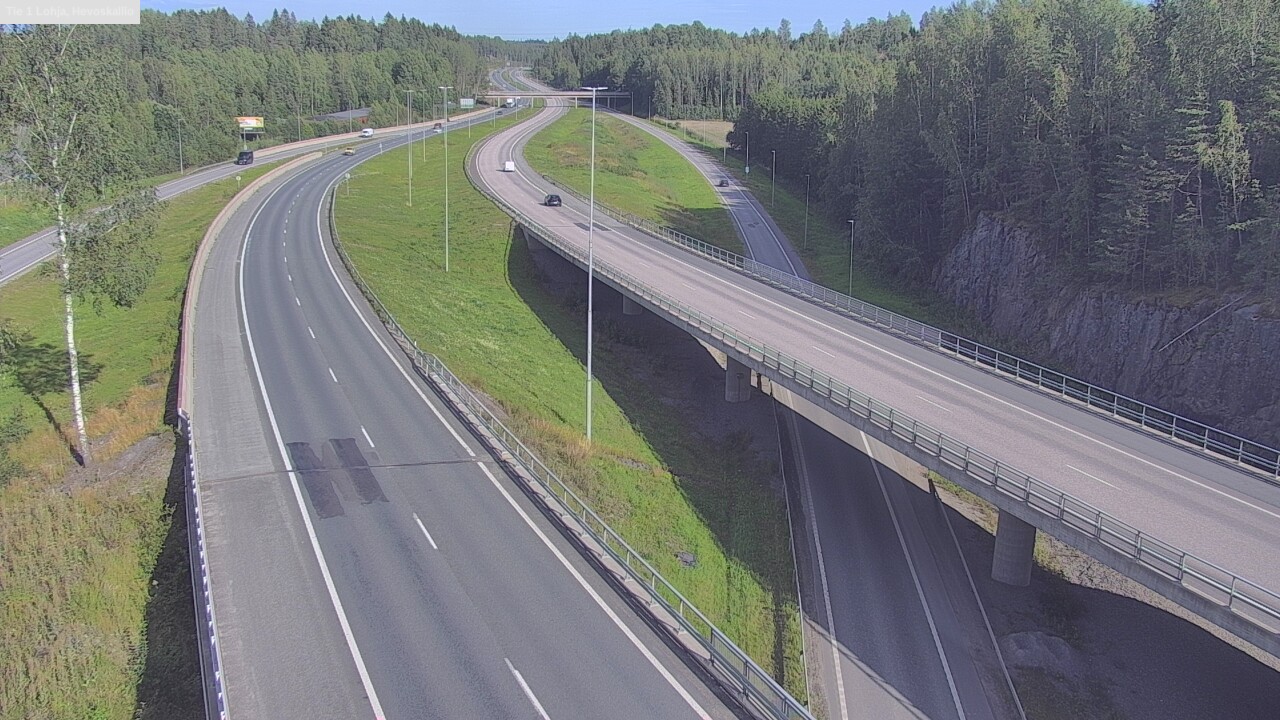 Weather Camera Image Road 1 Lohja, Hevoskallio, Lohja, Uusimaa