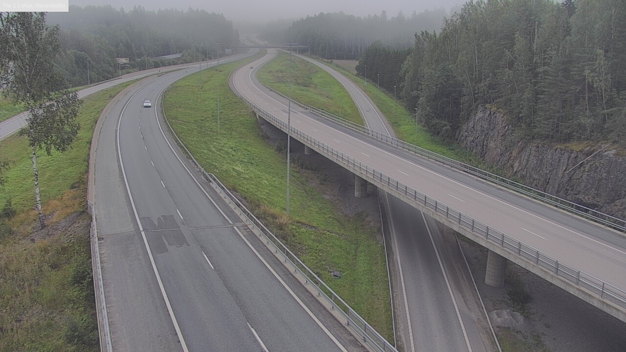 Weather Camera Image Road 1 Lohja, Hevoskallio, Lohja, Uusimaa