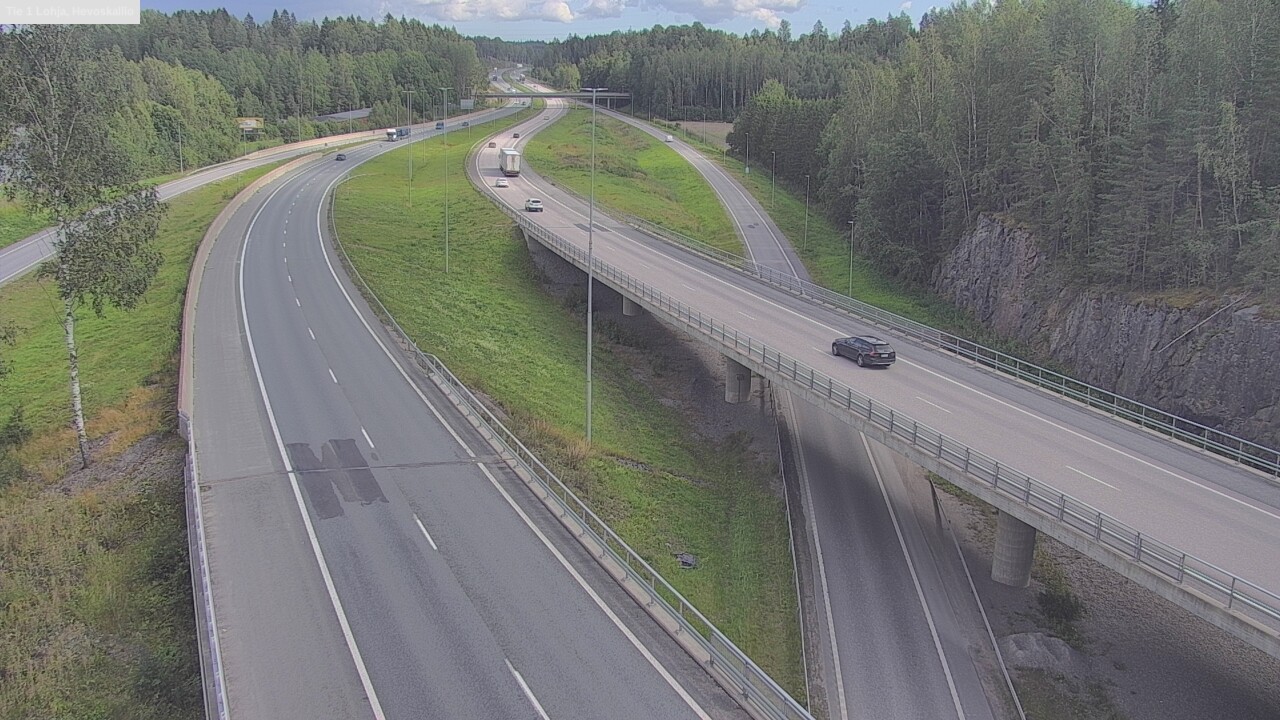 Weather Camera Image Road 1 Lohja, Hevoskallio, Lohja, Uusimaa