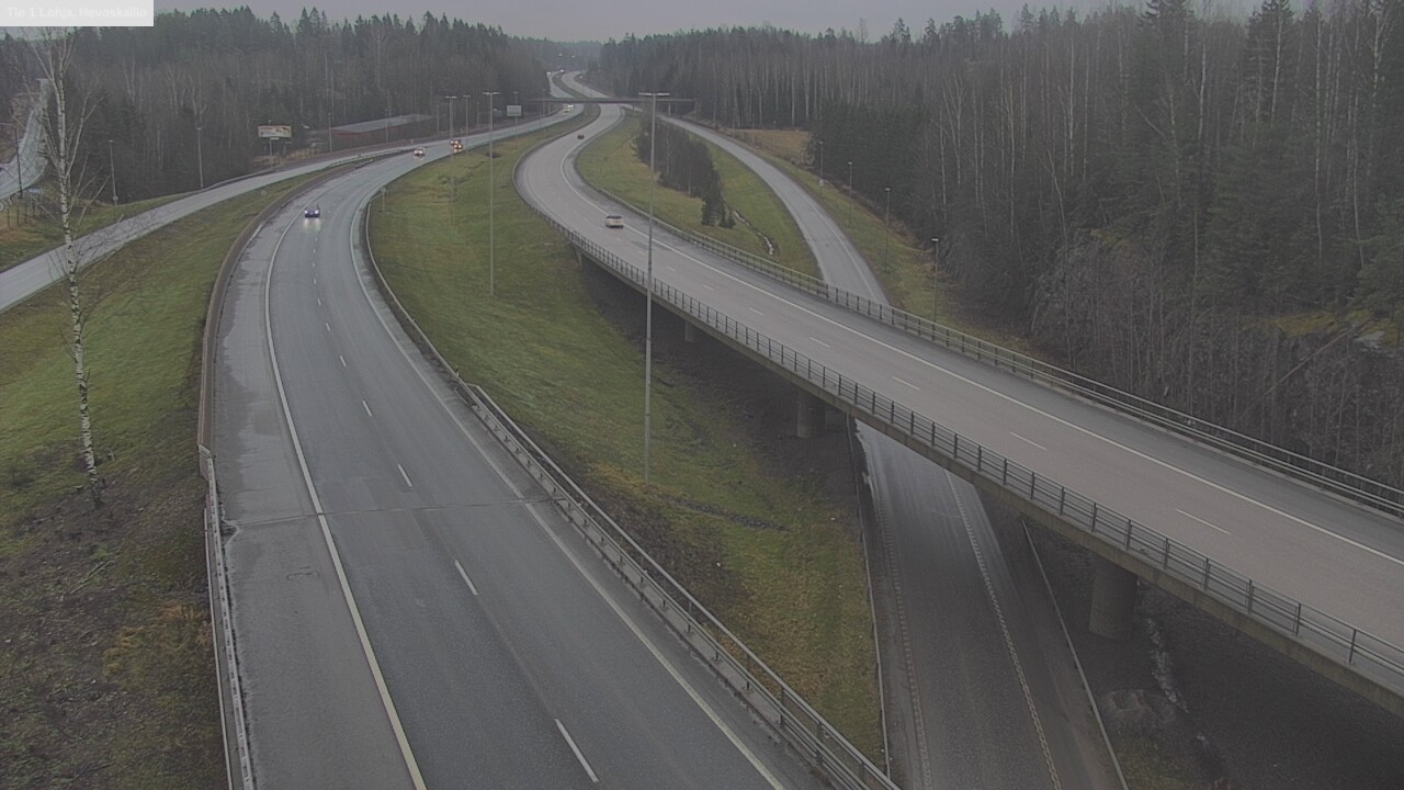 Weather Camera Image Väg 1 Lojo, Hevoskallio, Lohja, Uusimaa