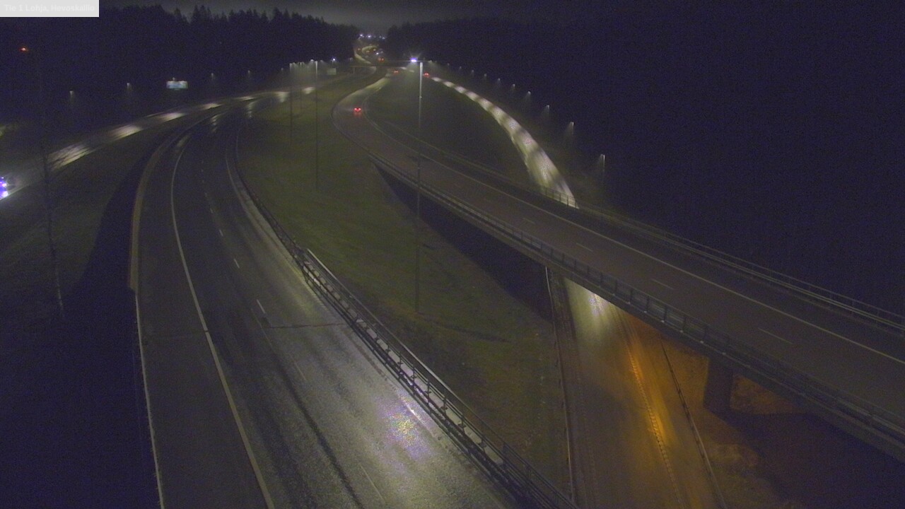 Weather Camera Image Väg 1 Lojo, Hevoskallio, Lohja, Uusimaa