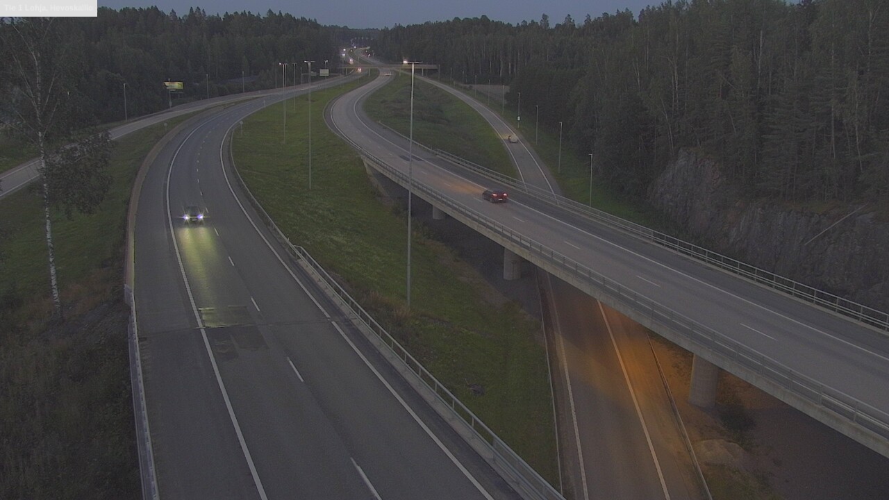 Weather Camera Image Road 1 Lohja, Hevoskallio, Lohja, Uusimaa