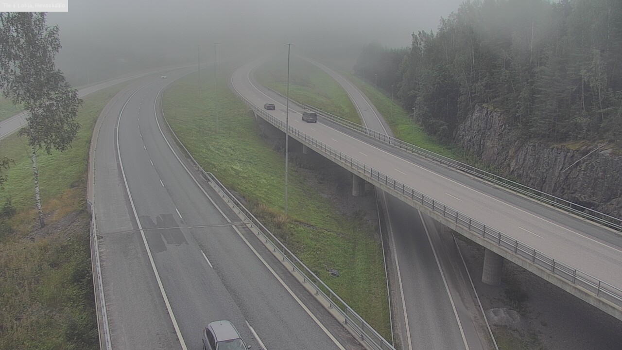 Weather Camera Image Road 1 Lohja, Hevoskallio, Lohja, Uusimaa