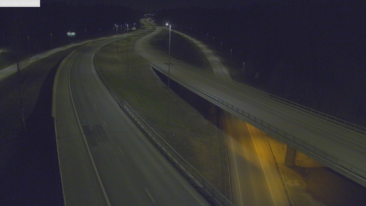 Weather Camera Image Road 1 Lohja, Hevoskallio, Lohja, Uusimaa
