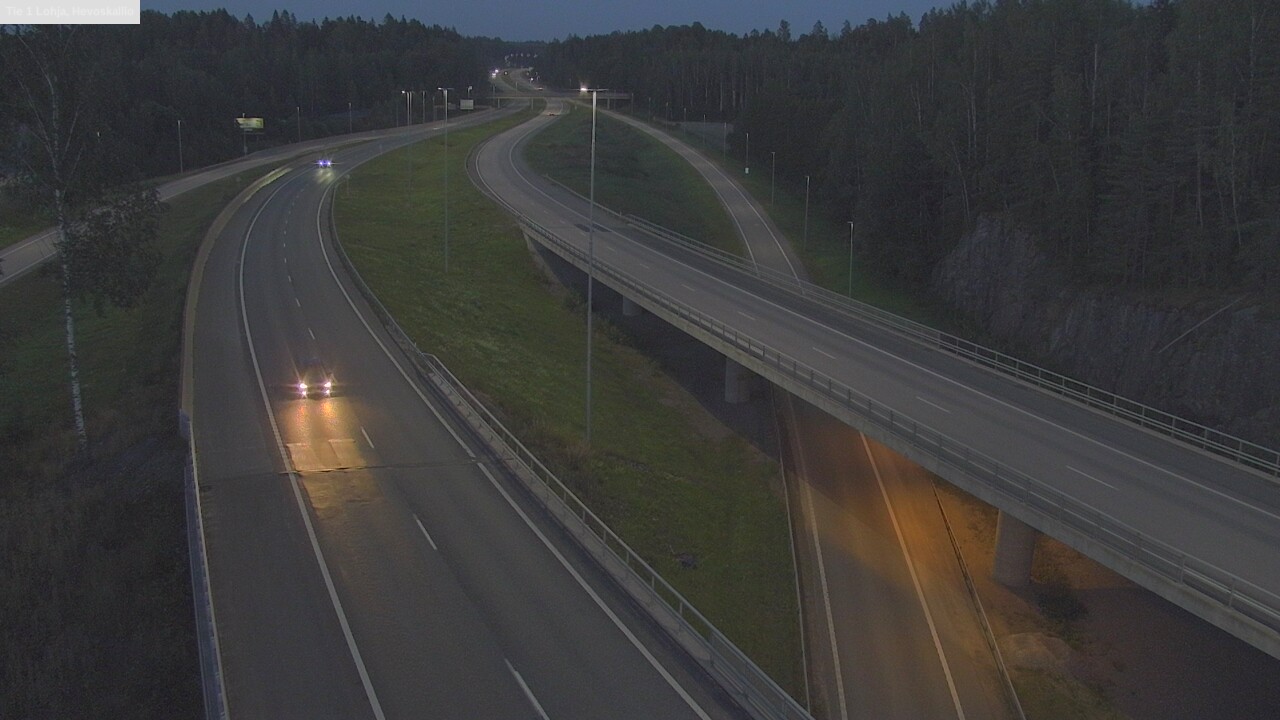 Weather Camera Image Road 1 Lohja, Hevoskallio, Lohja, Uusimaa