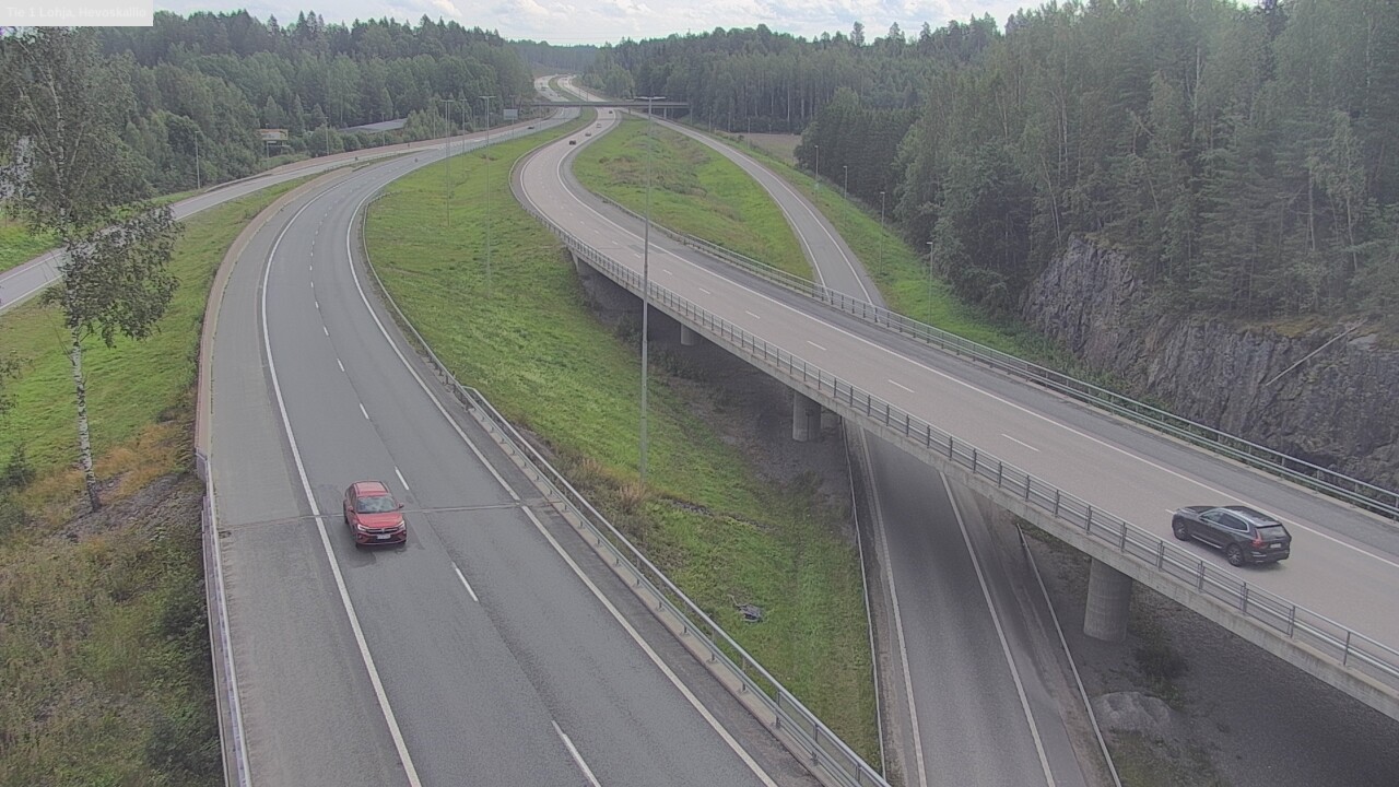 Weather Camera Image Väg 1 Lojo, Hevoskallio, Lohja, Uusimaa