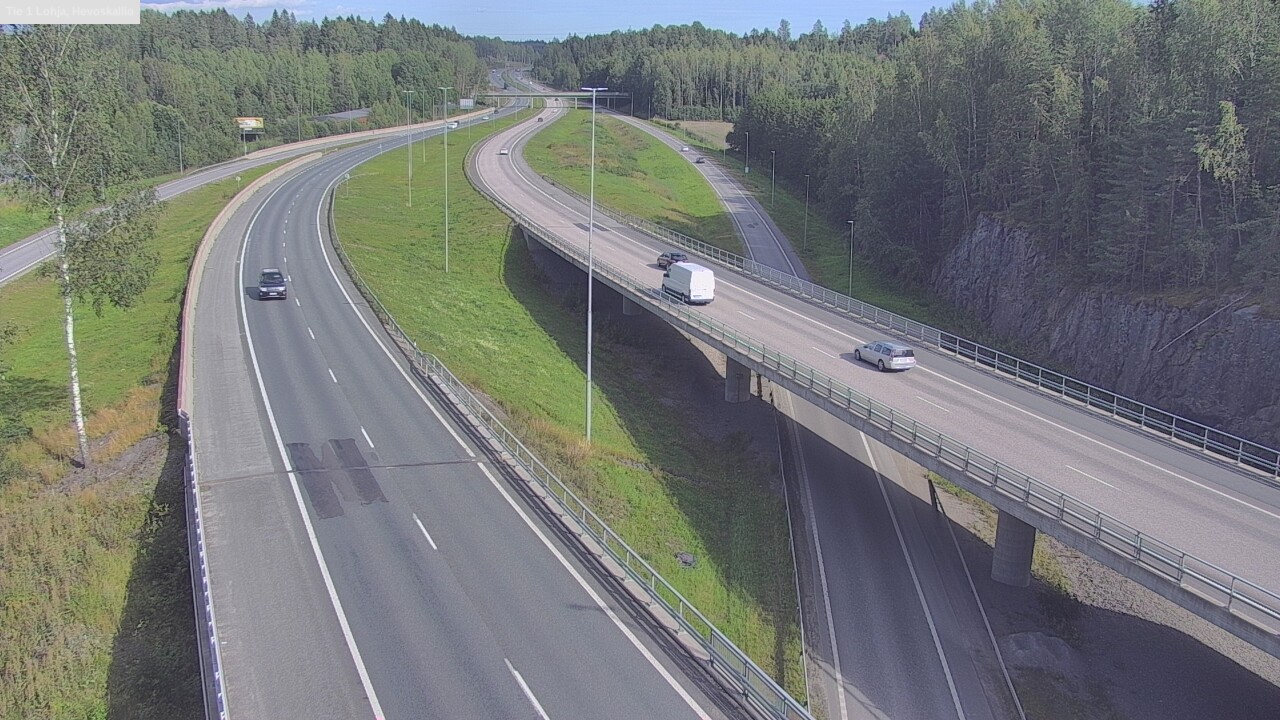 Weather Camera Image Road 1 Lohja, Hevoskallio, Lohja, Uusimaa