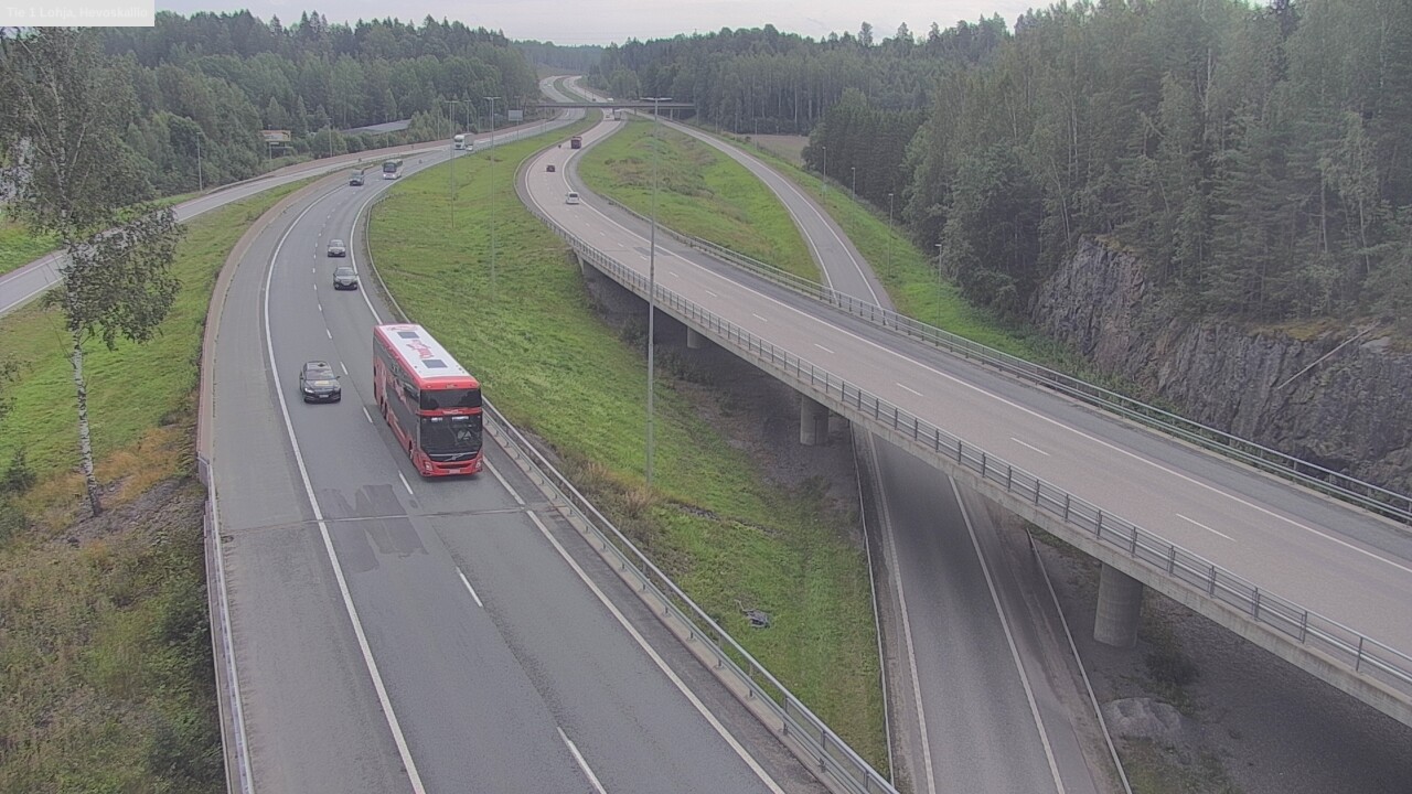 Weather Camera Image Road 1 Lohja, Hevoskallio, Lohja, Uusimaa