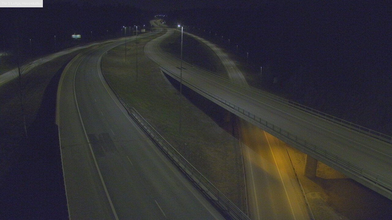 Weather Camera Image Väg 1 Lojo, Hevoskallio, Lohja, Uusimaa