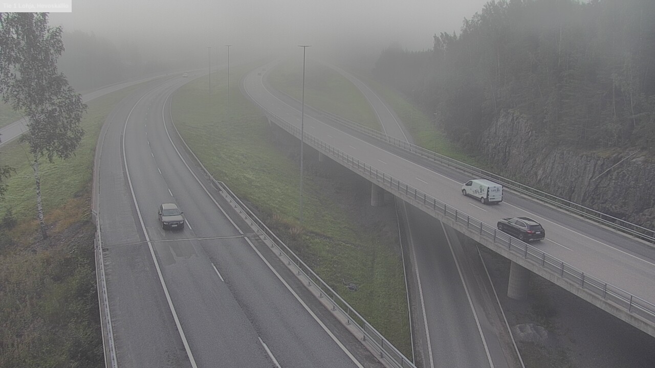 Weather Camera Image Road 1 Lohja, Hevoskallio, Lohja, Uusimaa