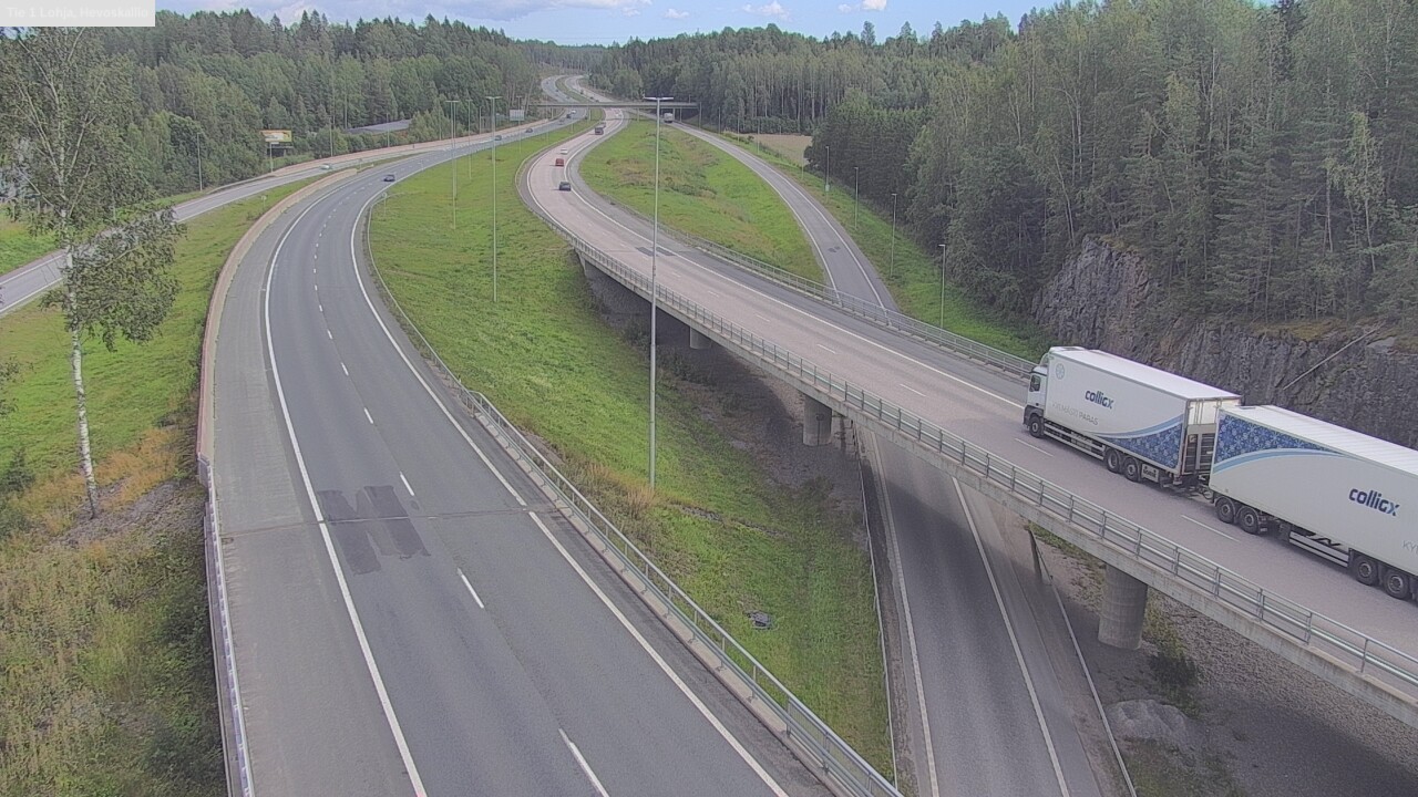 Weather Camera Image Road 1 Lohja, Hevoskallio, Lohja, Uusimaa