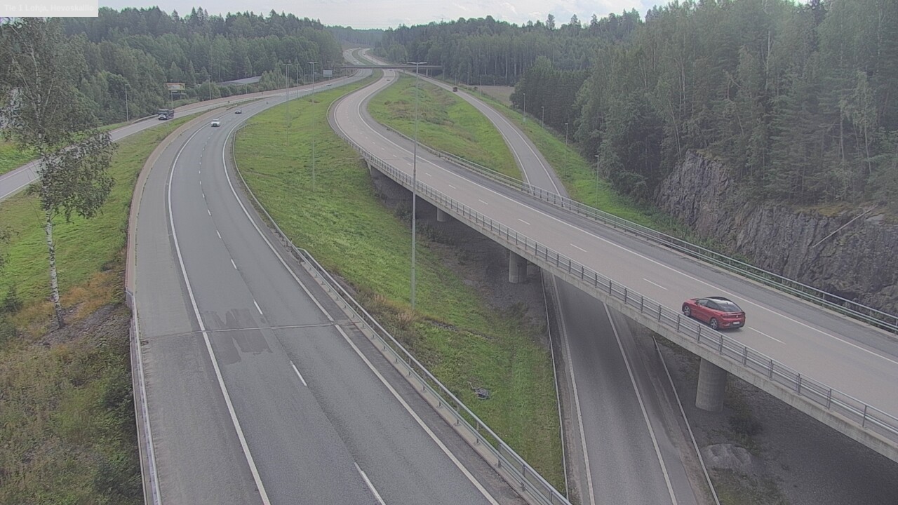 Weather Camera Image Road 1 Lohja, Hevoskallio, Lohja, Uusimaa