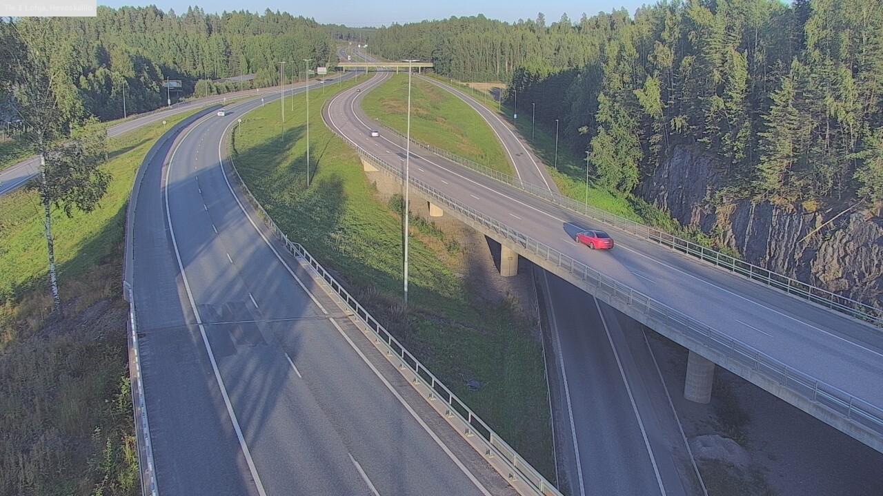 Weather Camera Image Road 1 Lohja, Hevoskallio, Lohja, Uusimaa