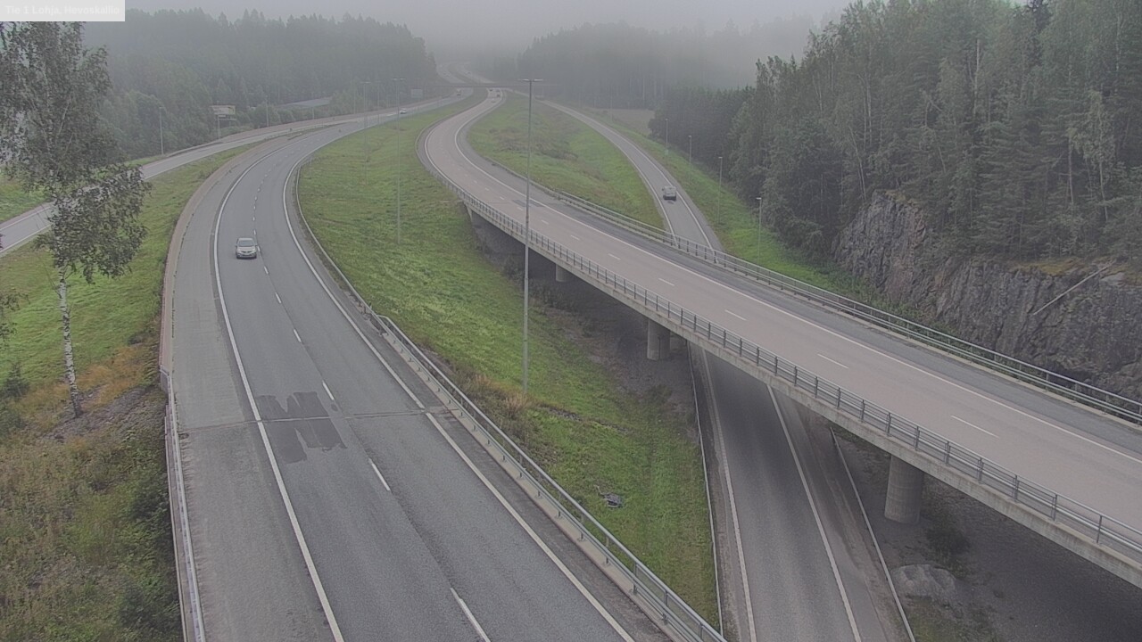 Weather Camera Image Road 1 Lohja, Hevoskallio, Lohja, Uusimaa