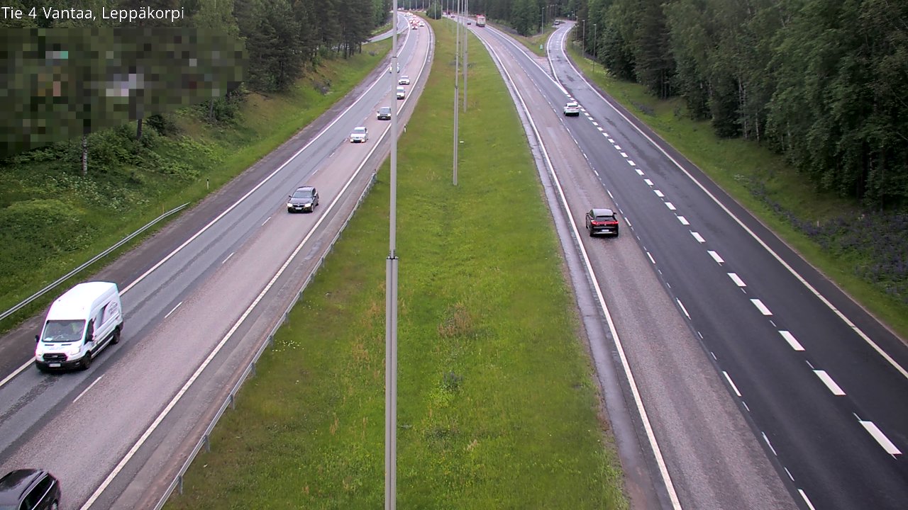 Weather Camera Image Väg 4 Vanda Alkärr, Vantaa, Uusimaa