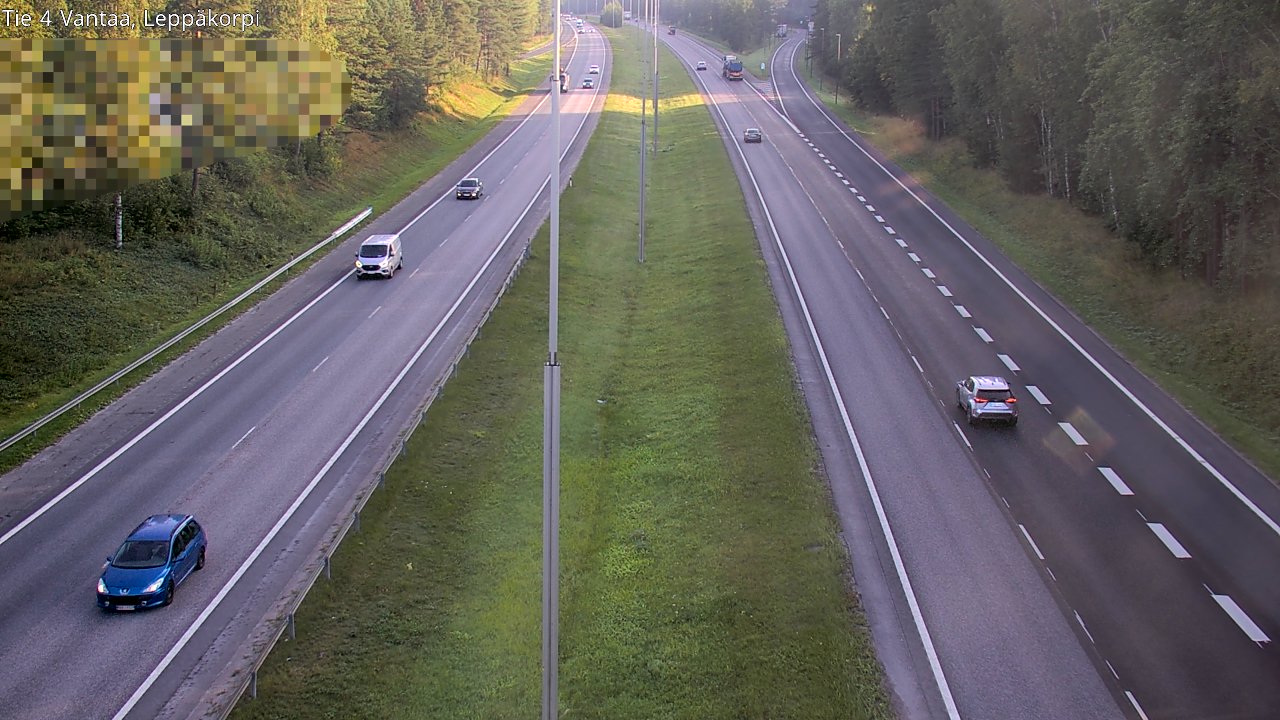 Weather Camera Image Road 4 Vantaa Leppäkorpi, Vantaa, Uusimaa