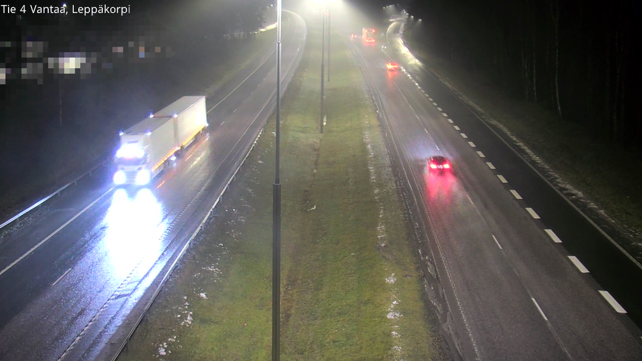 Weather Camera Image Väg 4 Vanda Alkärr, Vantaa, Uusimaa