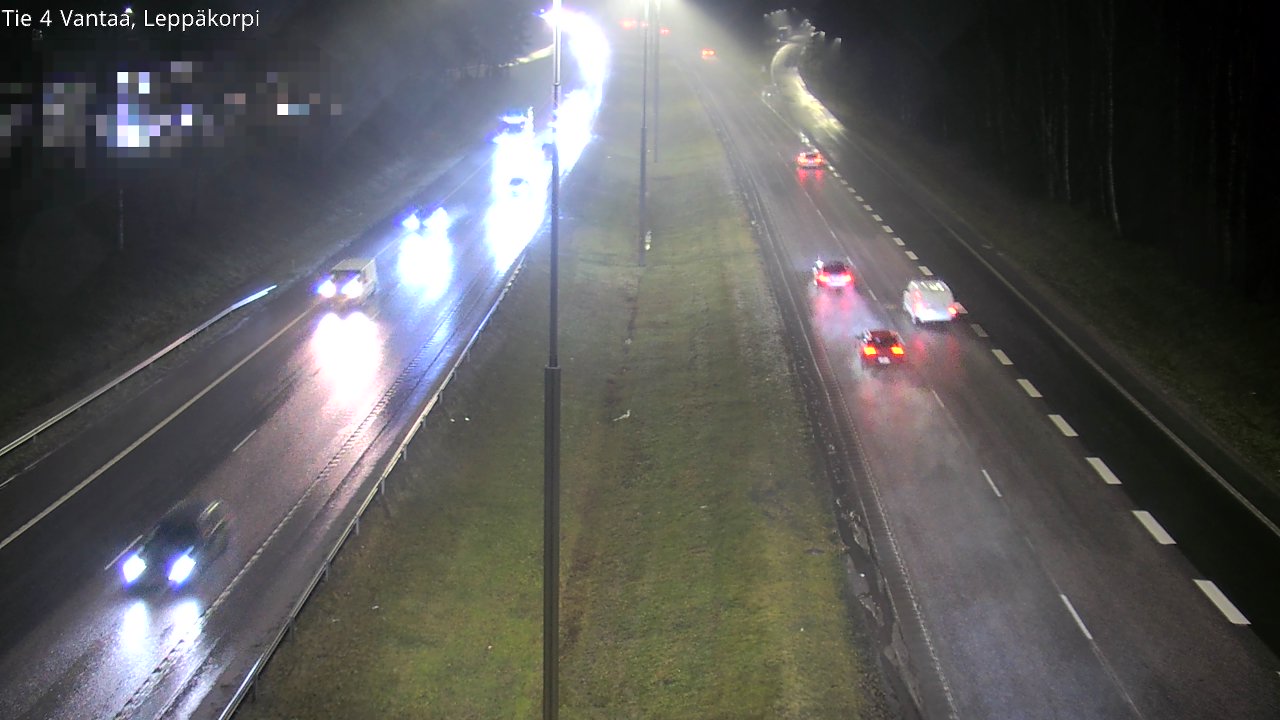 Weather Camera Image Väg 4 Vanda Alkärr, Vantaa, Uusimaa