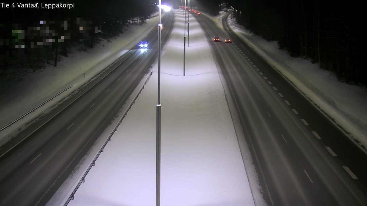 Weather Camera Image Road 4 Vantaa Leppäkorpi, Vantaa, Uusimaa