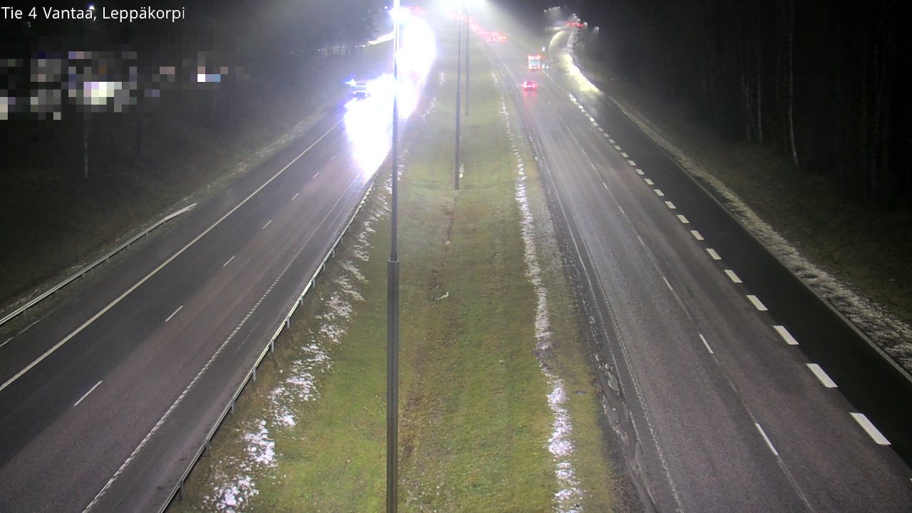 Weather Camera Image Väg 4 Vanda Alkärr, Vantaa, Uusimaa