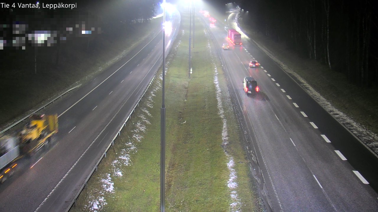 Weather Camera Image Väg 4 Vanda Alkärr, Vantaa, Uusimaa