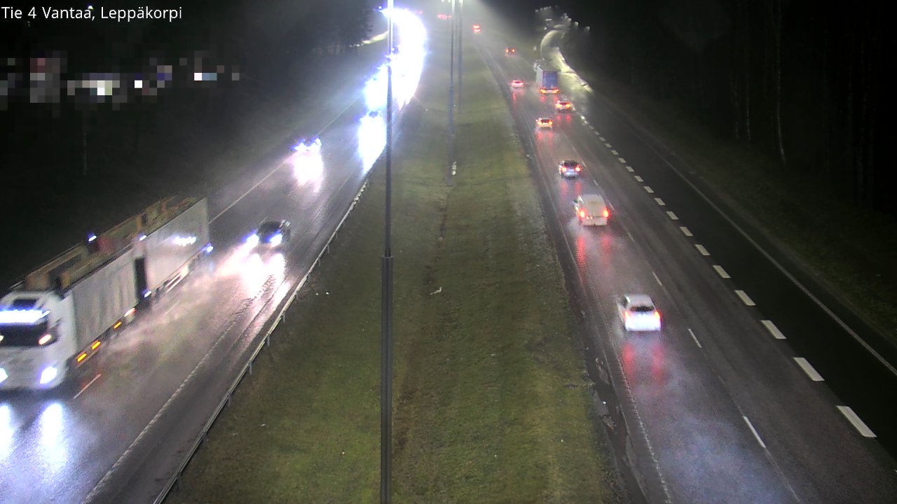 Weather Camera Image Väg 4 Vanda Alkärr, Vantaa, Uusimaa