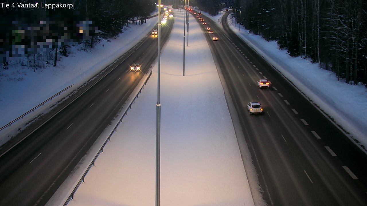 Weather Camera Image Road 4 Vantaa Leppäkorpi, Vantaa, Uusimaa