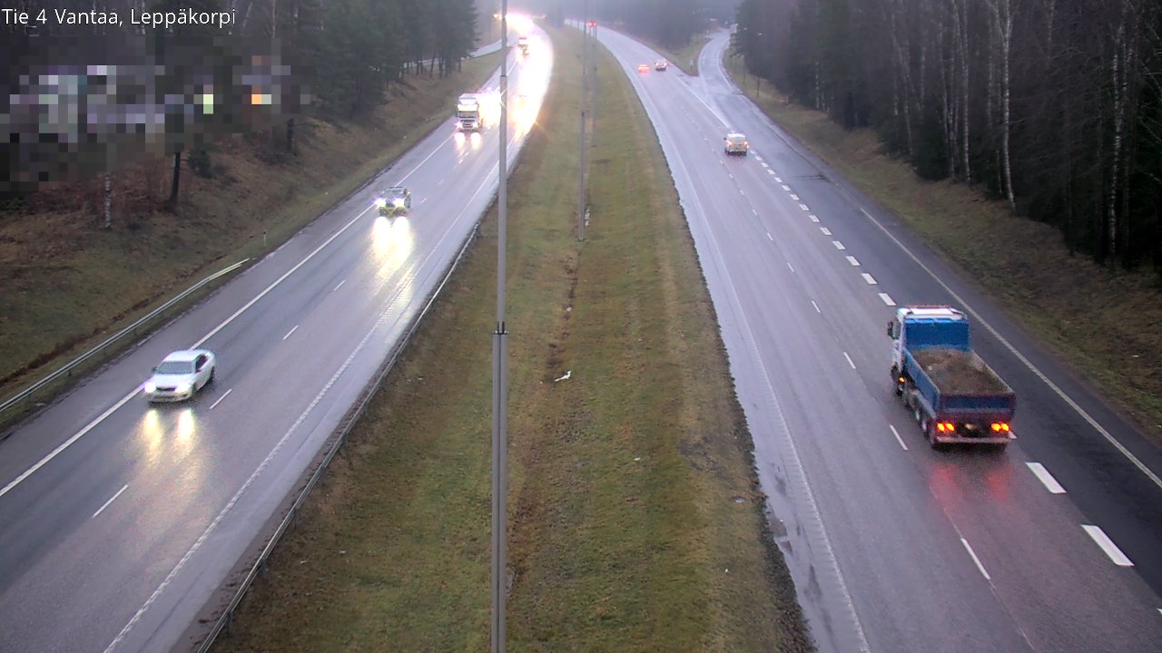 Weather Camera Image Väg 4 Vanda Alkärr, Vantaa, Uusimaa