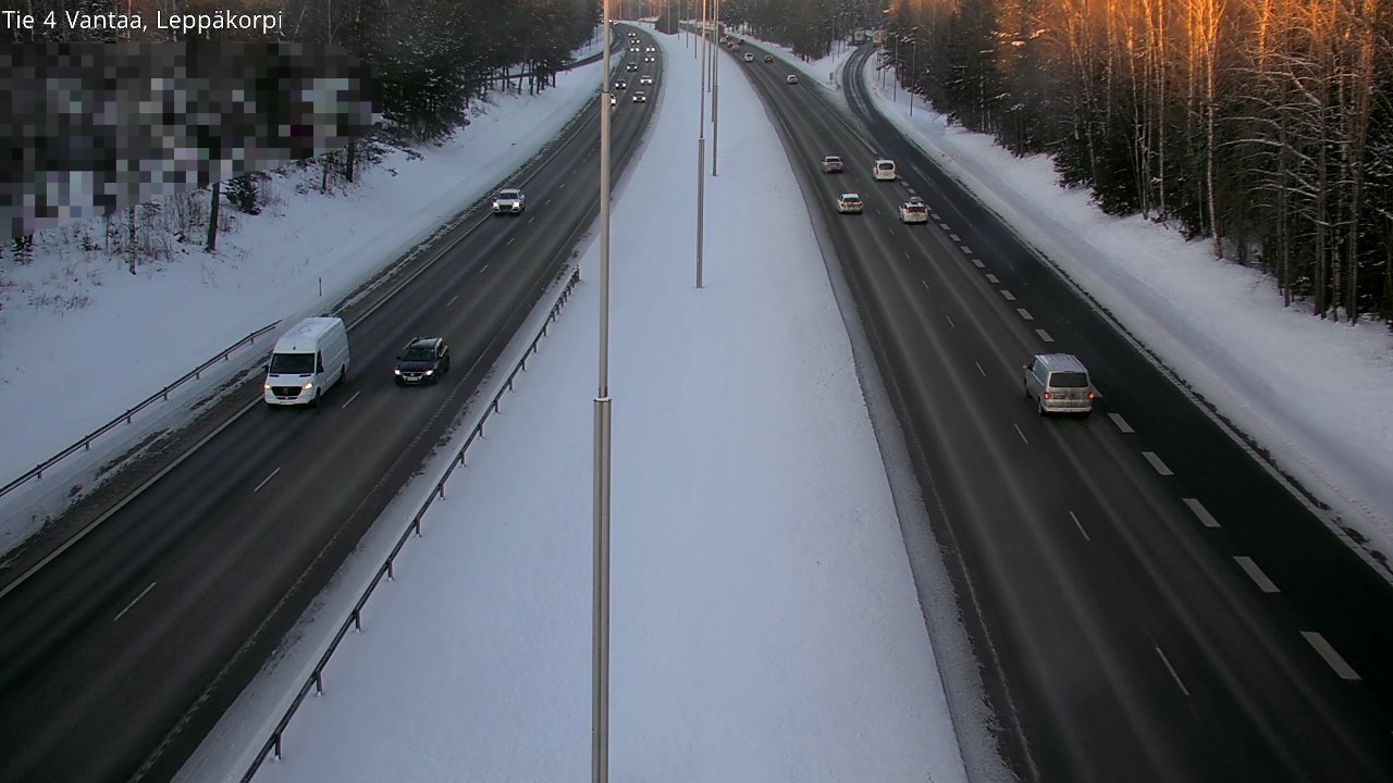 Weather Camera Image Road 4 Vantaa Leppäkorpi, Vantaa, Uusimaa