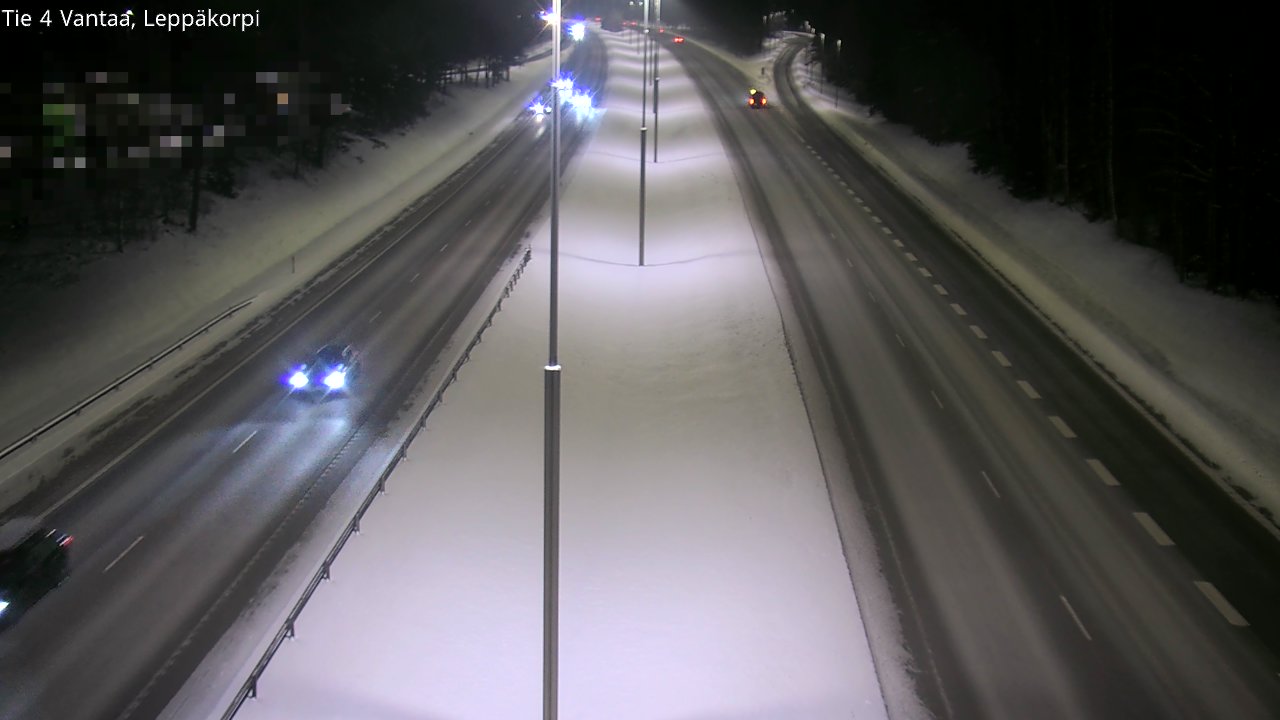 Weather Camera Image Road 4 Vantaa Leppäkorpi, Vantaa, Uusimaa