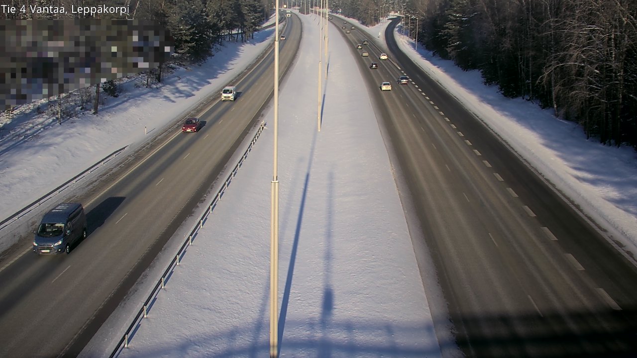 Weather Camera Image Road 4 Vantaa Leppäkorpi, Vantaa, Uusimaa