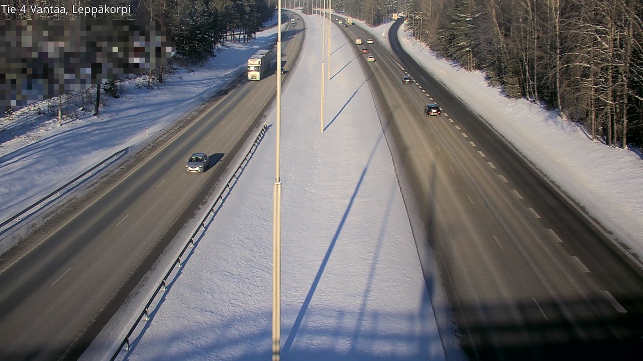 Weather Camera Image Road 4 Vantaa Leppäkorpi, Vantaa, Uusimaa