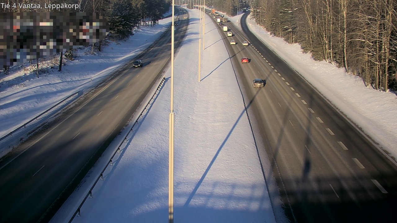 Weather Camera Image Road 4 Vantaa Leppäkorpi, Vantaa, Uusimaa