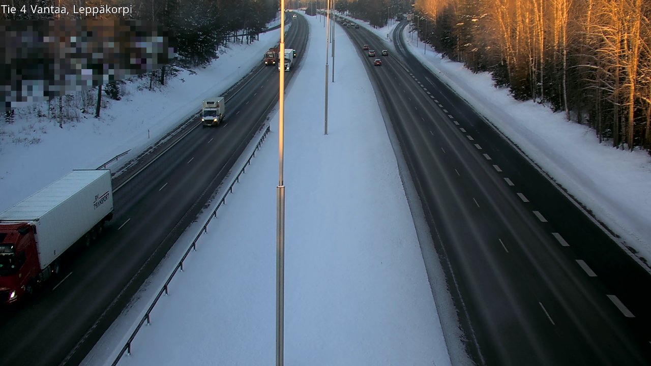 Weather Camera Image Road 4 Vantaa Leppäkorpi, Vantaa, Uusimaa