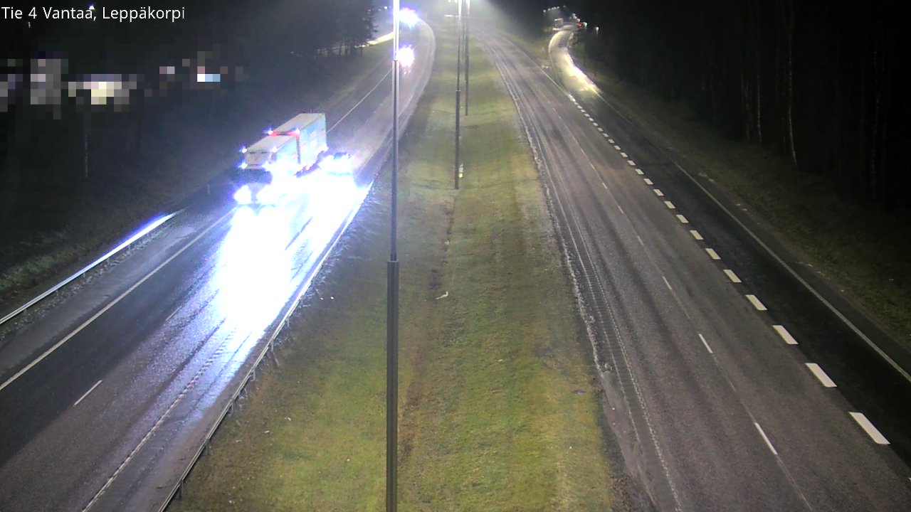 Weather Camera Image Väg 4 Vanda Alkärr, Vantaa, Uusimaa