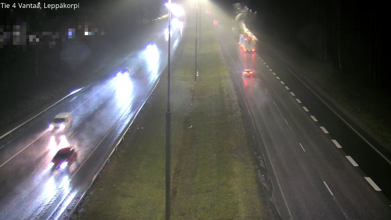 Weather Camera Image Väg 4 Vanda Alkärr, Vantaa, Uusimaa