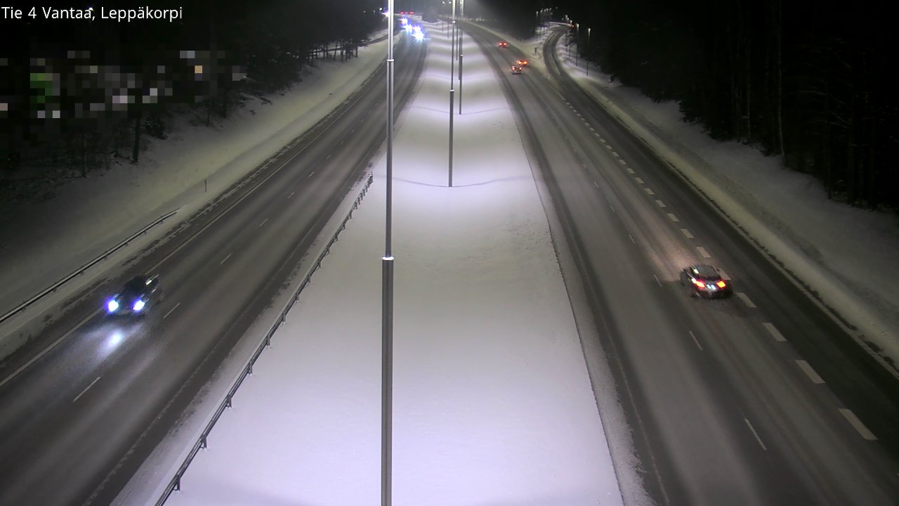 Weather Camera Image Road 4 Vantaa Leppäkorpi, Vantaa, Uusimaa