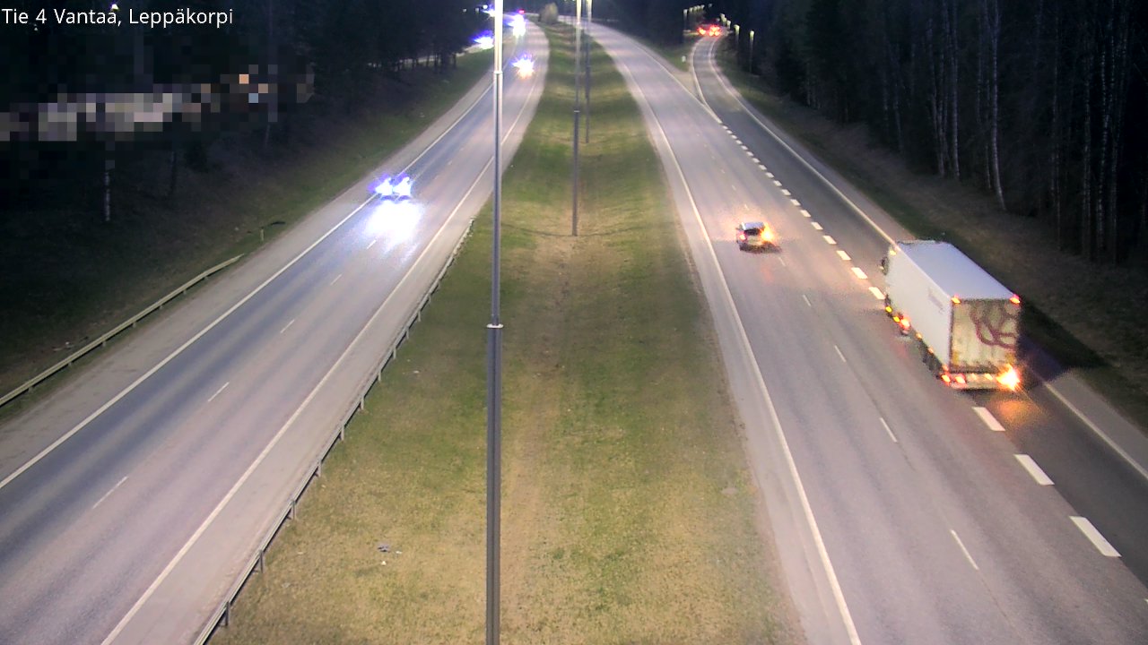 Weather Camera Image Road 4 Vantaa Leppäkorpi, Vantaa, Uusimaa