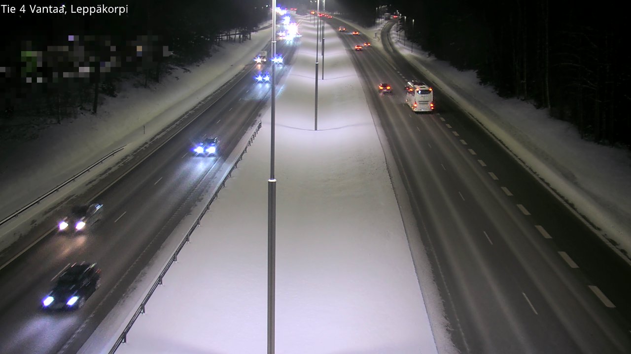 Weather Camera Image Road 4 Vantaa Leppäkorpi, Vantaa, Uusimaa