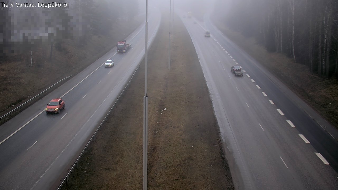 Weather Camera Image Väg 4 Vanda Alkärr, Vantaa, Uusimaa